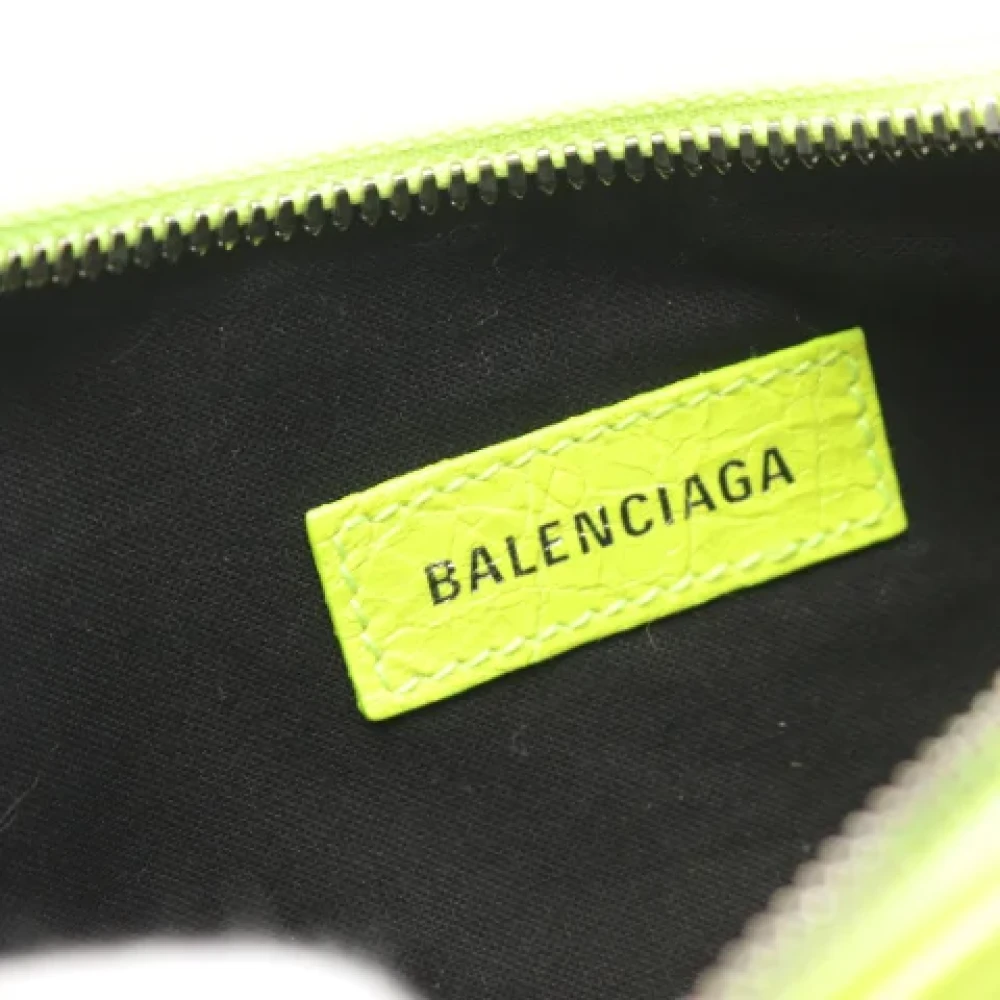 Balenciaga Vintage Pre-owned Leather balenciaga-bags Green Dames