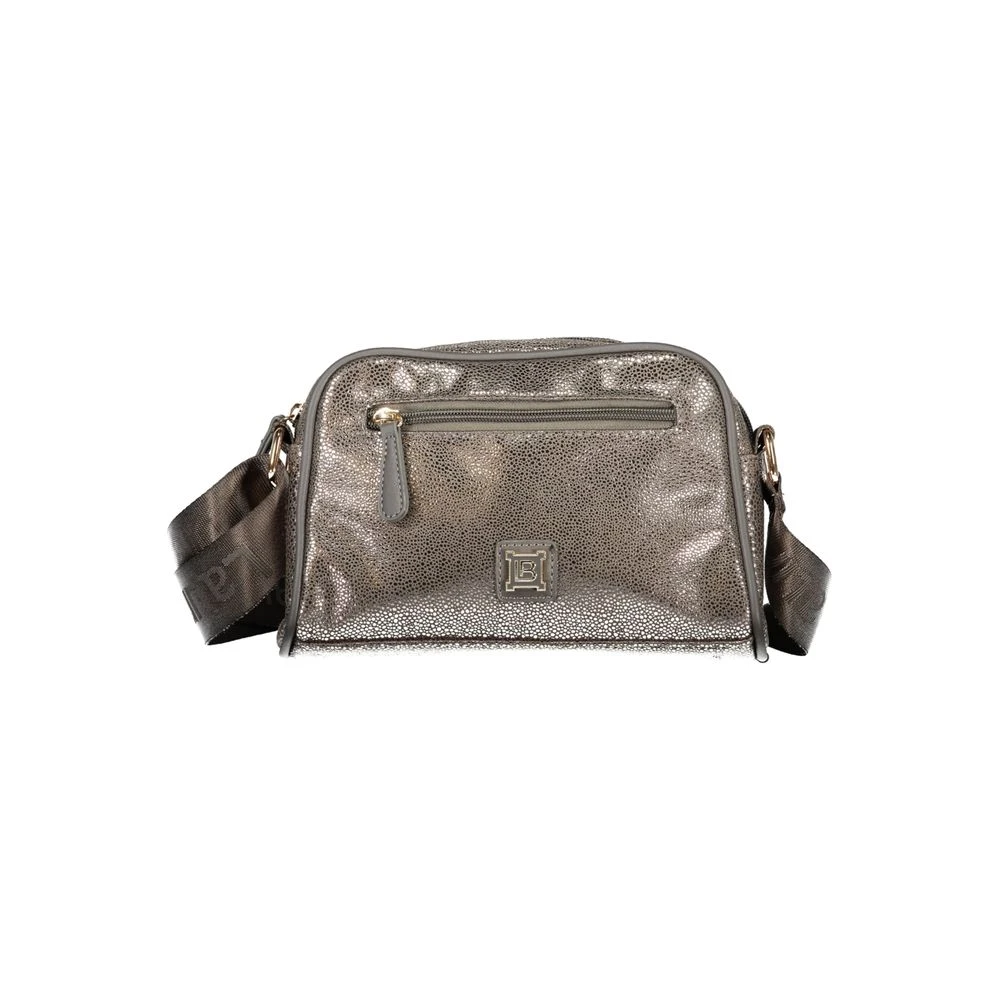 Laura Biagiotti , Cross Body Bags, Female, Gray, One Size, Polyester Handbag With Multiple Compartments - Image 3