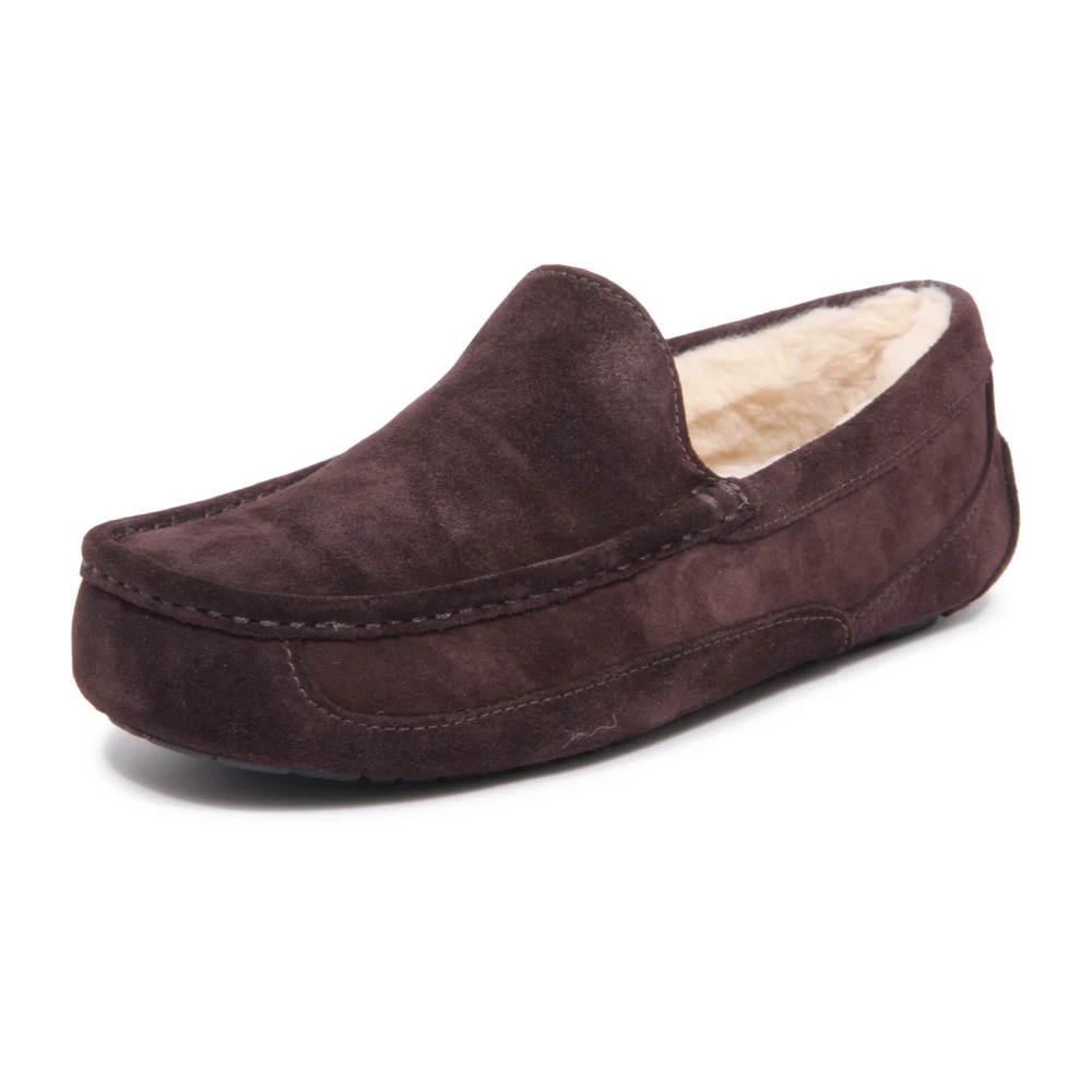 Ugg Brown Loafers, Male, 7 Uk, Ascot Slipper