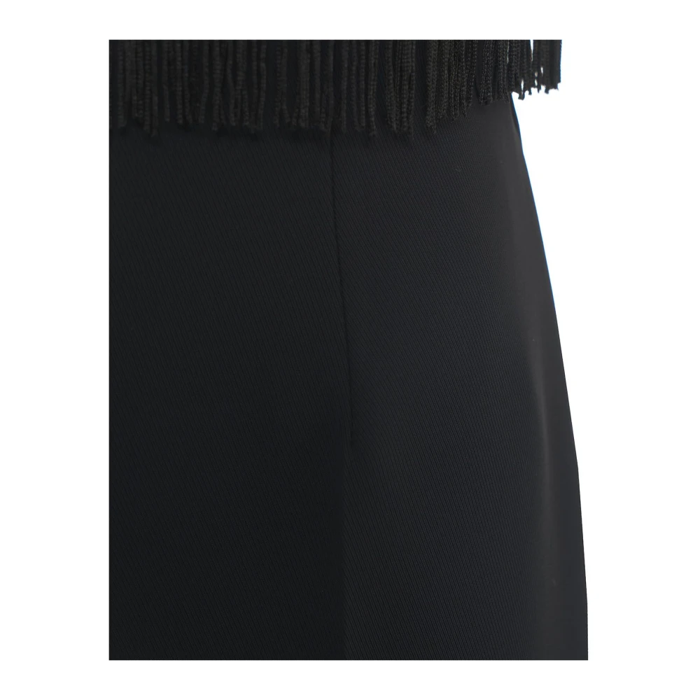 Kaos Zwarte Franje Overall Aw24 Black Dames