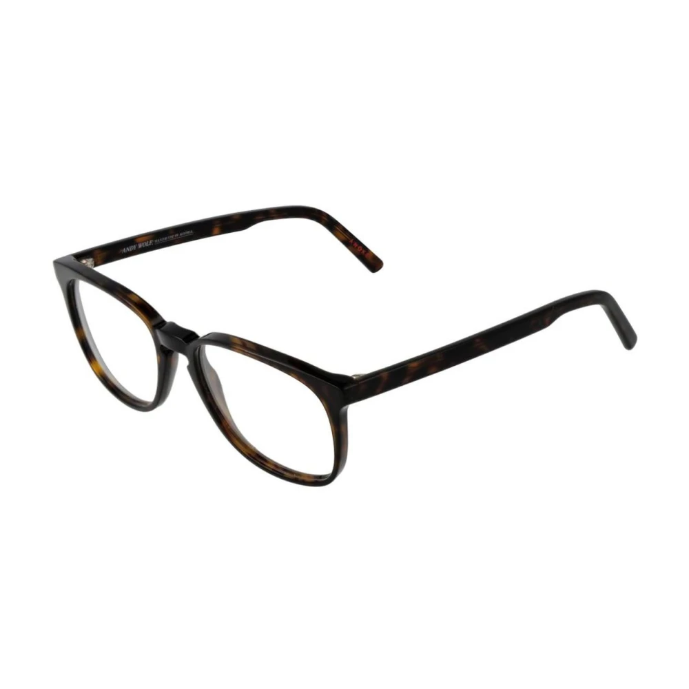 Andy Wolf Unisex Brown Acetate Optical Frames Stylish Design
