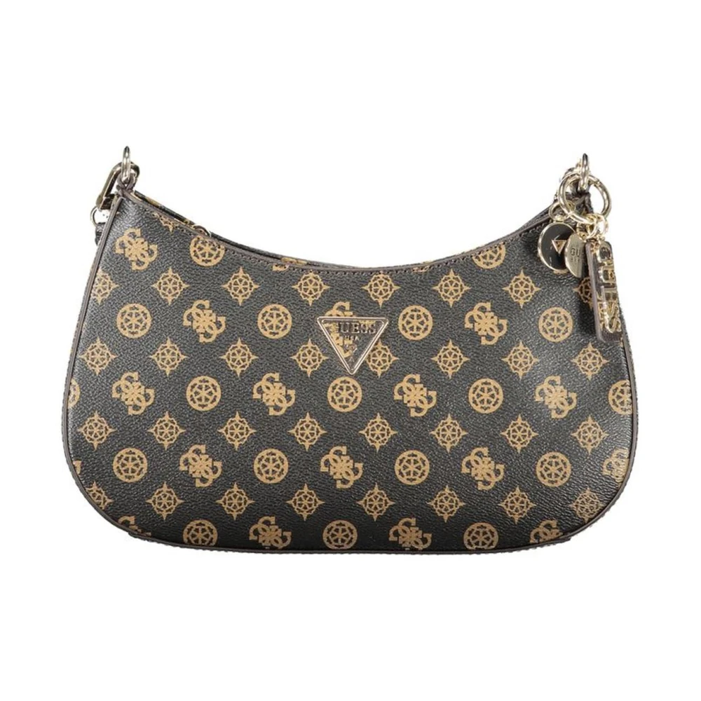 Guess Gevlochten detail polyethyleen handtas voor vrouwen Brown Dames