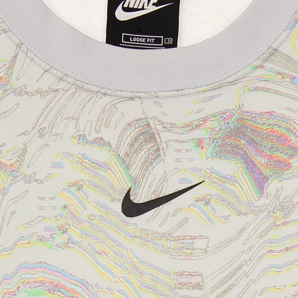 Nike Trendy Fleece Crew Sweatshirt White Dames