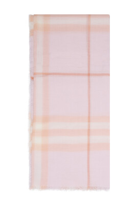 echarpe-en-laine-rose-a-carreaux