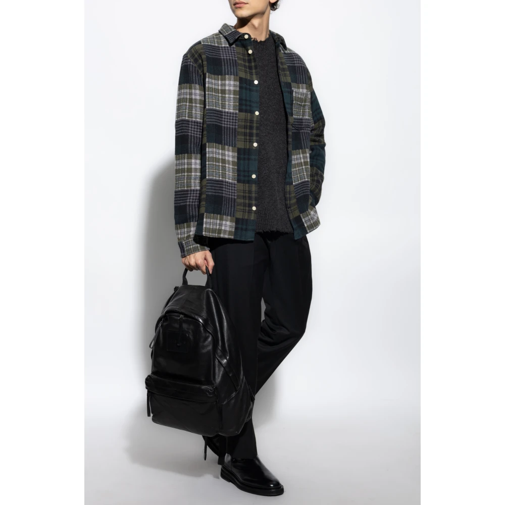 AllSaints Hopton Shirt Green Heren