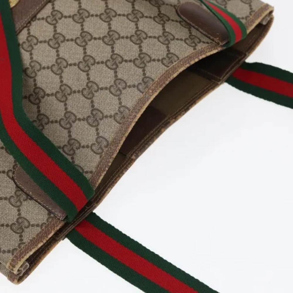Gucci Vintage Pre-owned Leather gucci-bags Beige Dames