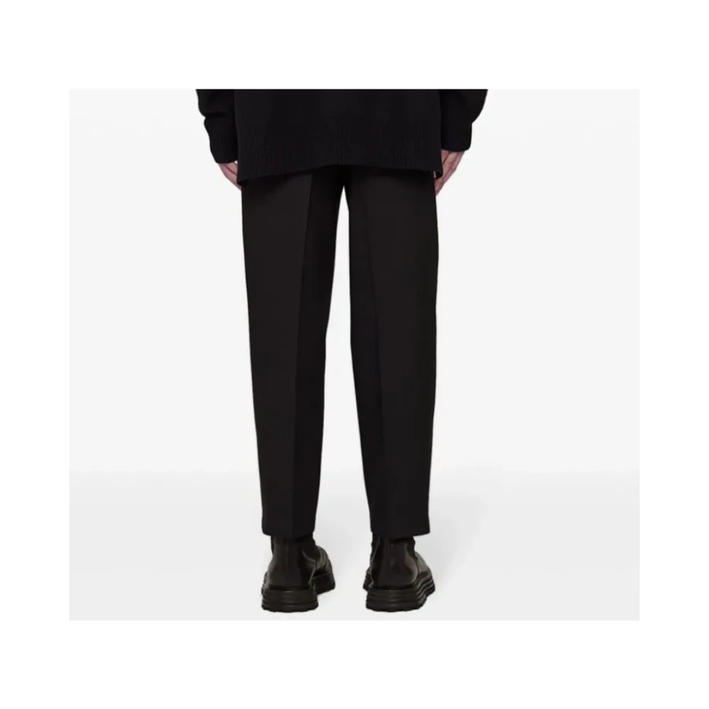 Jil Sander Zwarte Casual Broek Black Heren