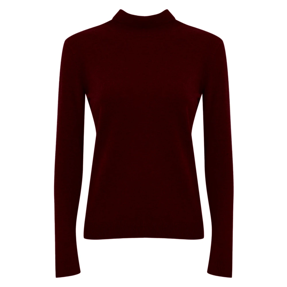 Max Mara Weekend Zijden en wollen coltrui Red Dames