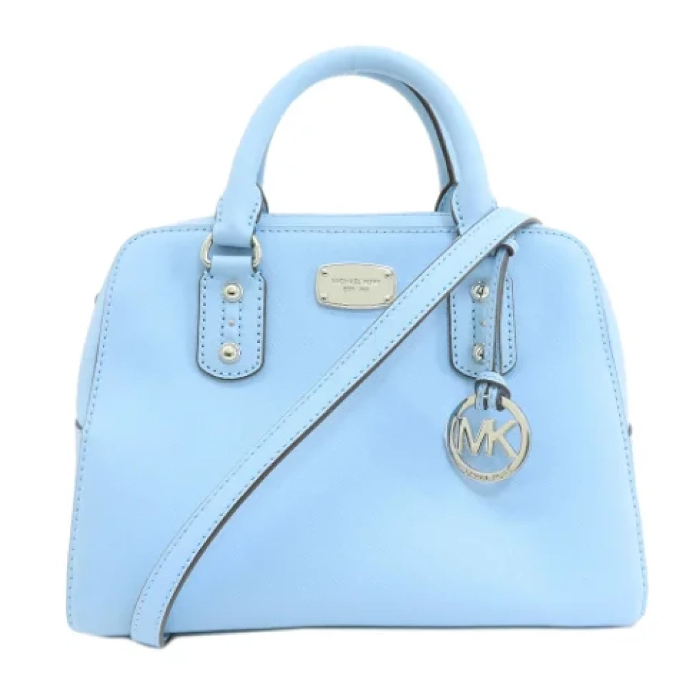 Michael Kors Pre-owned Leather handbags Blue Dames