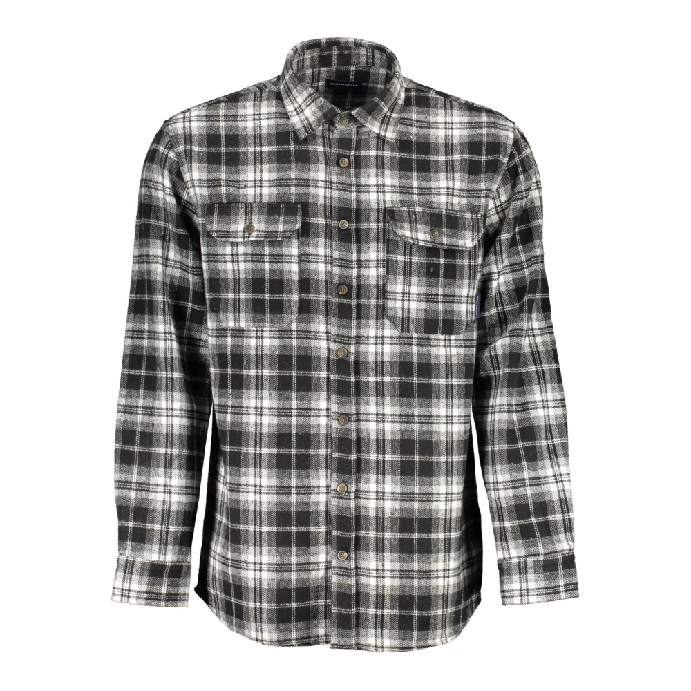 North Sails Men's Black Casual Shirts,, Polyester Shirt 2XL