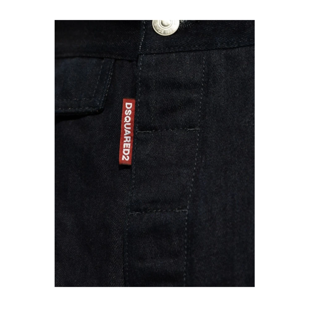 Dsquared2 Stijlvolle Denim Broek voor Mannen Black Heren