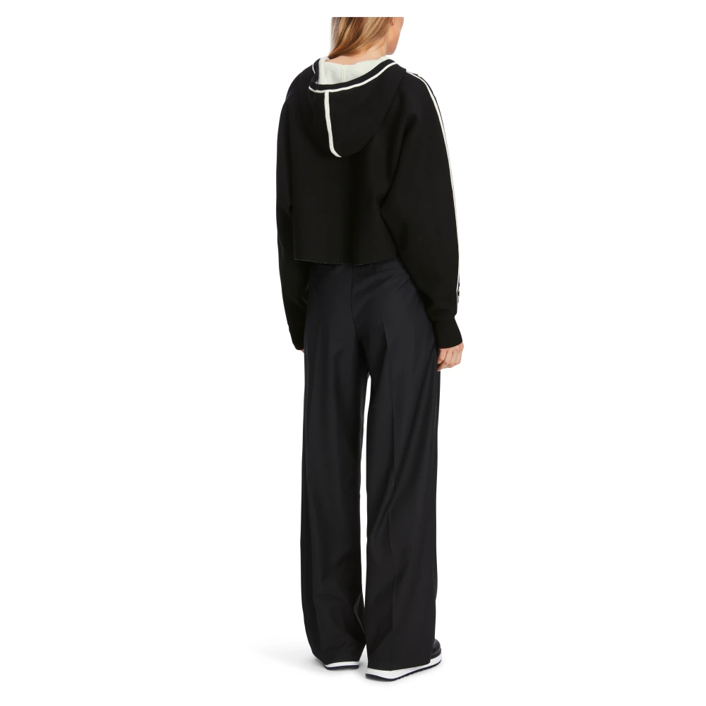 Marc Cain Hoodie Black Dames