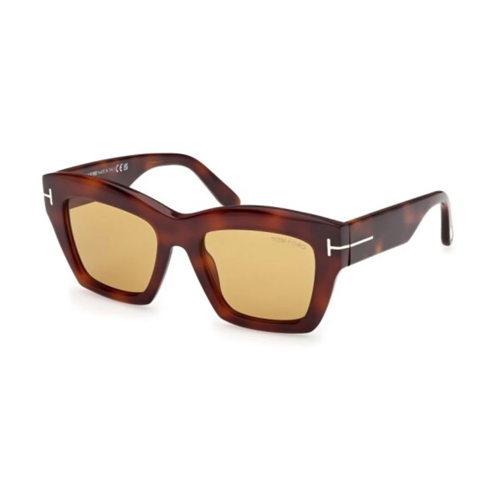 Tom Ford Men's Brown Sunglasses, 52 Mm, Stylish Sunglasses Luna Havana Lenses