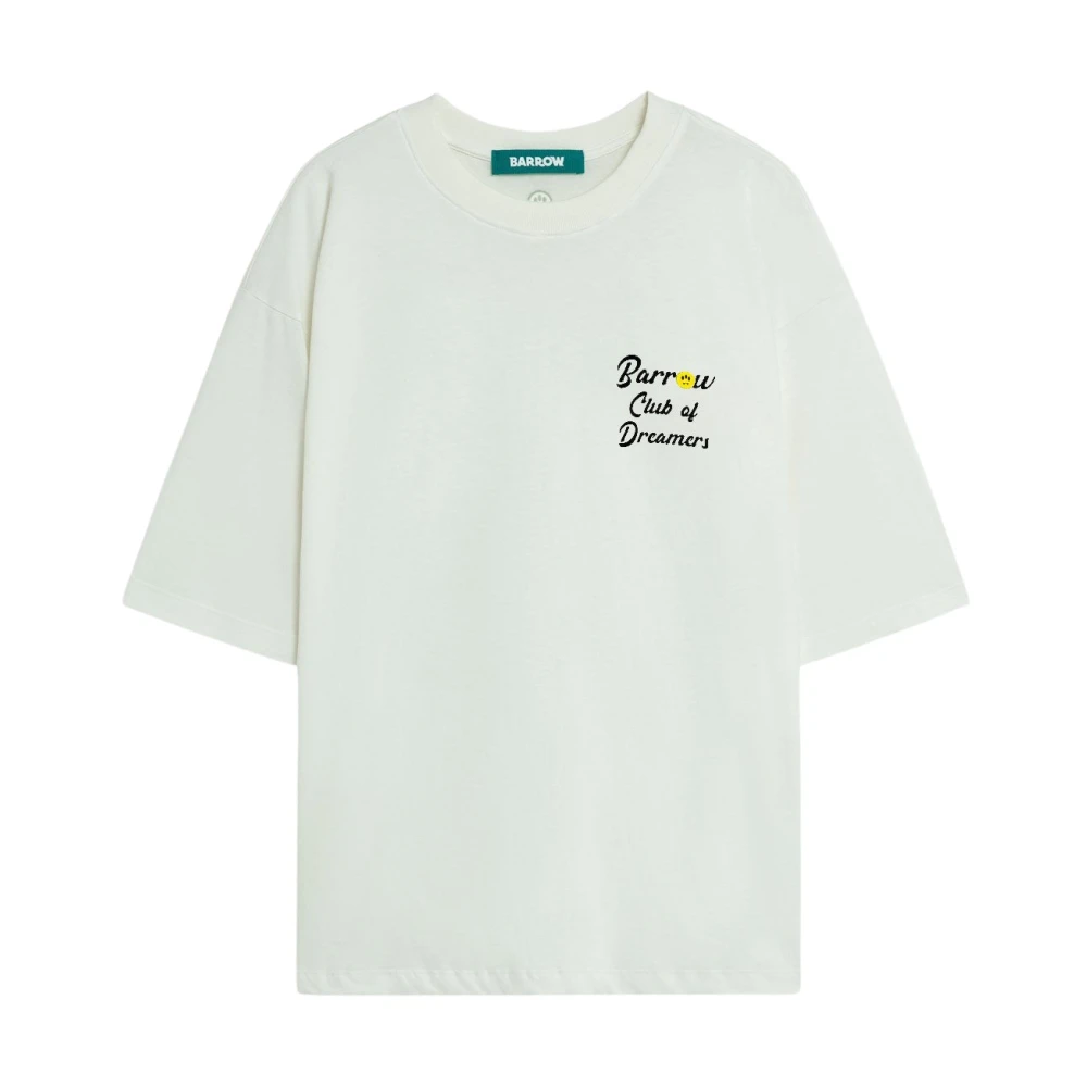 Barrow White Jersey T-Shirt - Male - T-Shirts - S - Tops