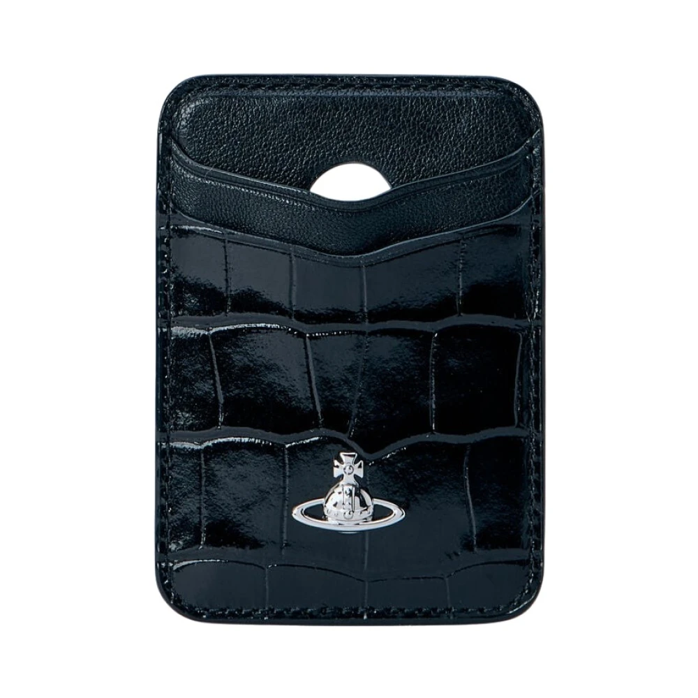 Vivienne Westwood Donna Nero - Portacarte Magnetico - Accessories - One Size