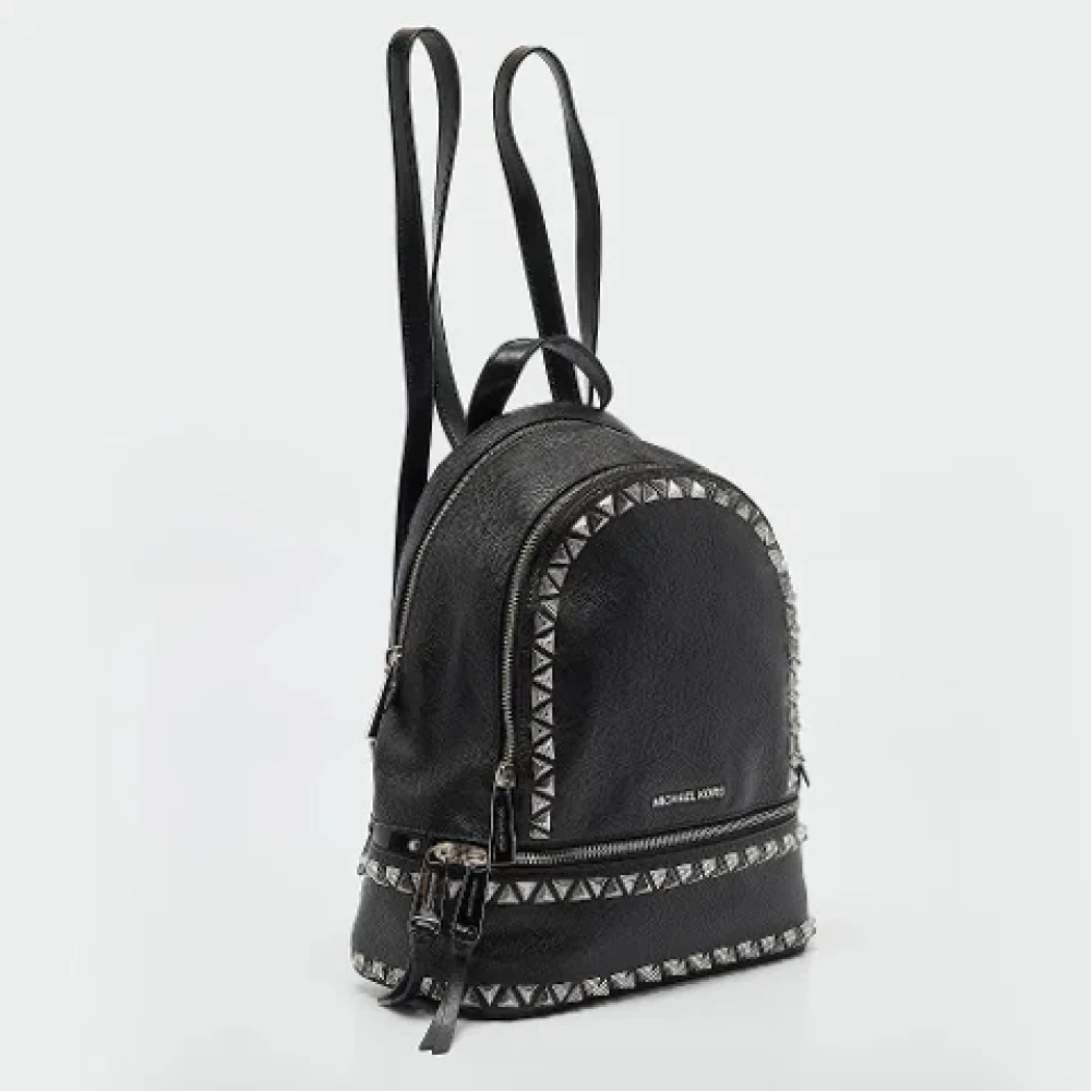 Michael Kors Pre-owned Leather backpacks Black Dames