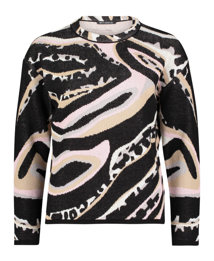 dieren-jacquard-gebreide-trui