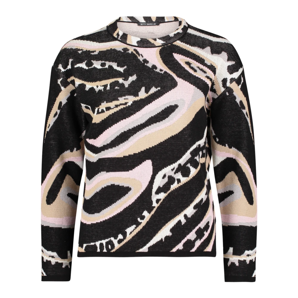 Betty Barclay Dieren Jacquard Gebreide Trui Multicolor Dames