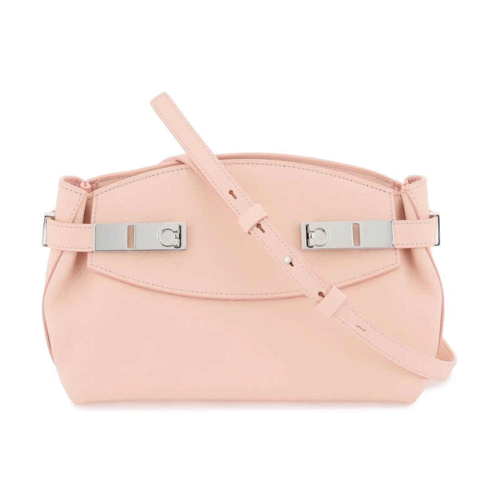 Salvatore Ferragamo Kleine Hug Pouch met Afneembare Band Pink Dames