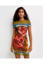 rose-patterned-mini-dress