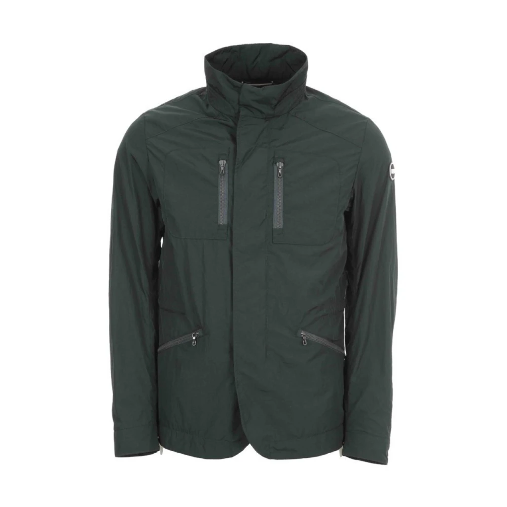Colmar Botanische Parka Jas met Gekreukte Stof Gray Heren