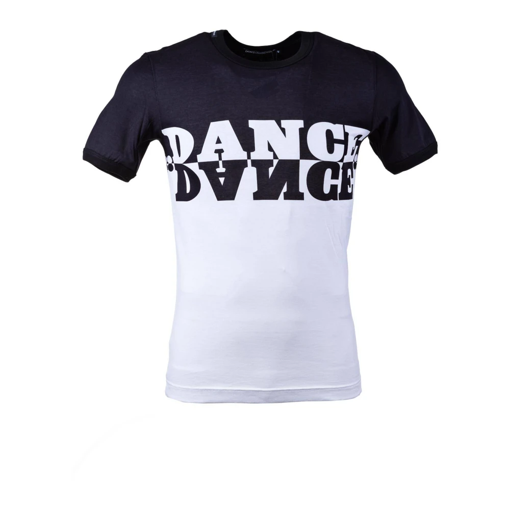 Dolce & Gabbana Heren Dance Korte Mouw T-shirt Multicolor Heren