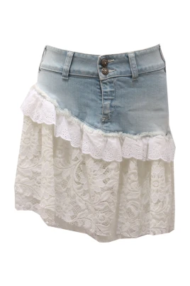 Brady Washed Denim Skirt