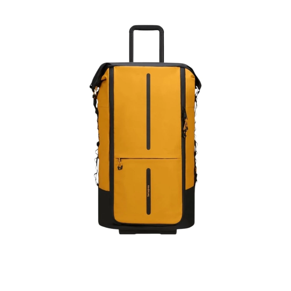Samsonite Unisex Yellow Ecodiver Wheeled Duffel Bag - Suitcases - One Size - Suitcases