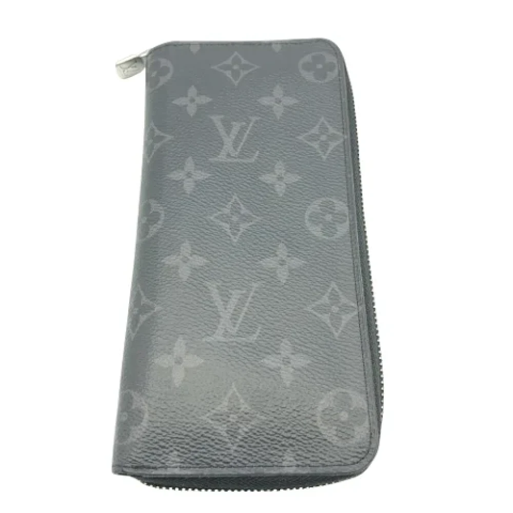 Louis Vuitton Vintage Pre-owned Canvas wallets Black Dames