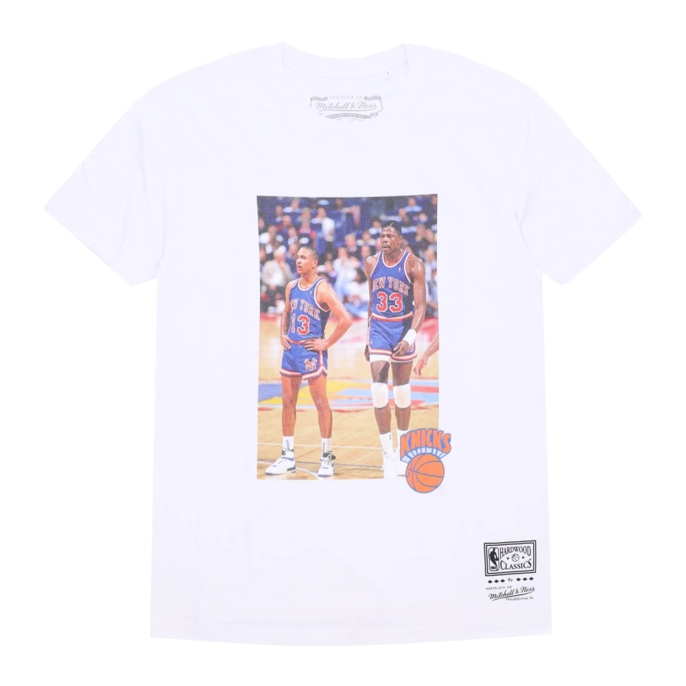 Mitchell & Ness NBA Player Foto Tee Wit White Heren