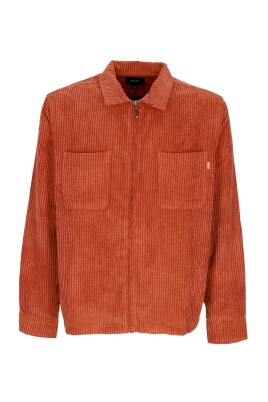velvet-long-sleeve-zip-shirt-rust