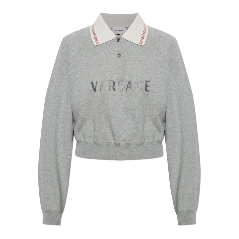 Versace , Damen, Sweatshirts & Hoodies, Grau, S - Bild 2