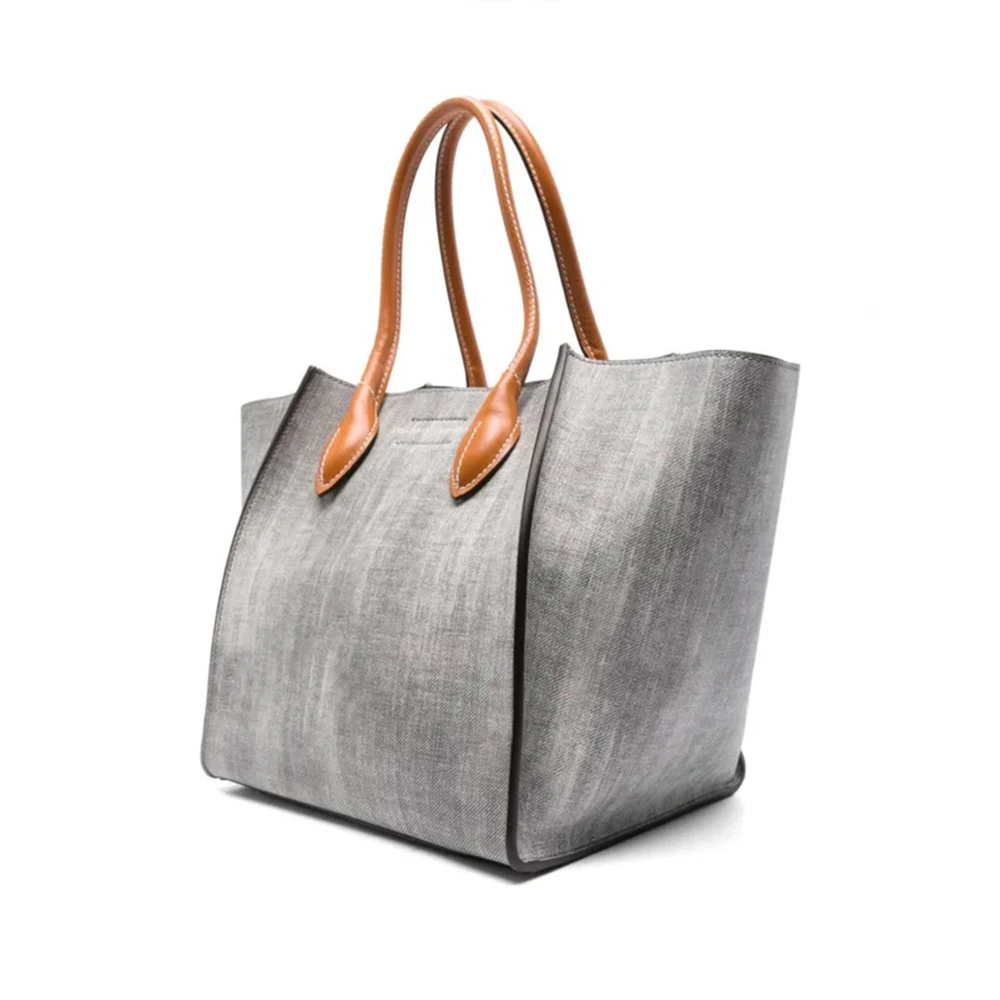 Ermanno Scervino Maggie Tote Tas in Duif Grijs Gray Dames