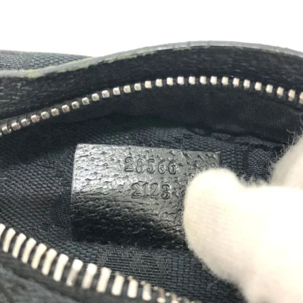 Gucci Vintage Pre-owned Canvas gucci-bags Black Heren