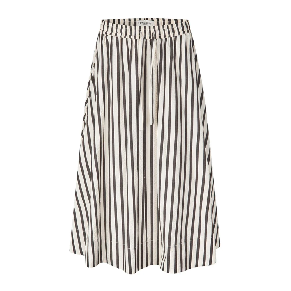 Lollys Laundry Multicolor Midi Skirts, Female, Xs, Striped A-Line Midi Skirt