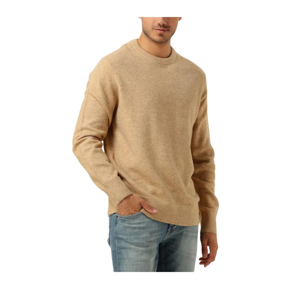 Scotch & Soda Zachte Gebreide Regular Fit Trui Brown Heren