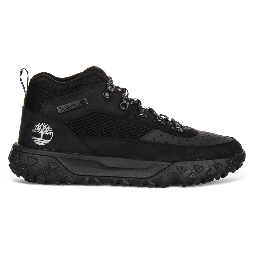 Timberland Black Greenstride Motion 6 Mid - Male - Lace-Up Boots - 7 Uk - Shoes