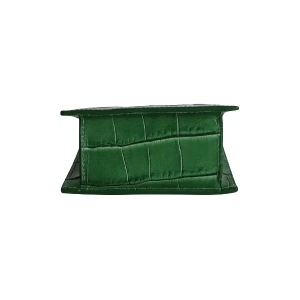 Jacquemus Pre-owned Leather handbags Green Dames