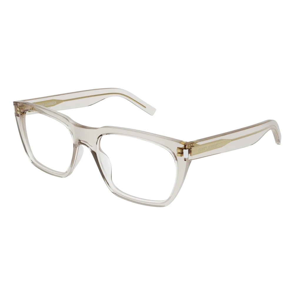 Saint Laurent Elegante Brillen Beige Heren