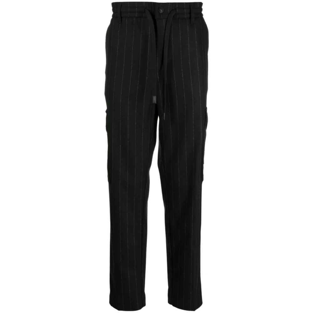 Versace Jeans Couture Men's Black Slim-Fit Trousers