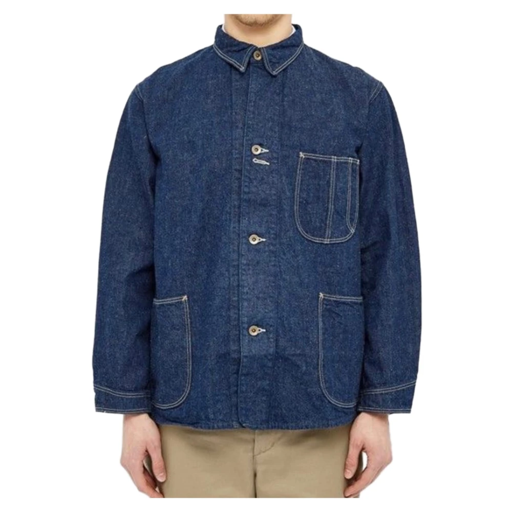 Orslow 1940's Coverall Denim Jack Blue Heren