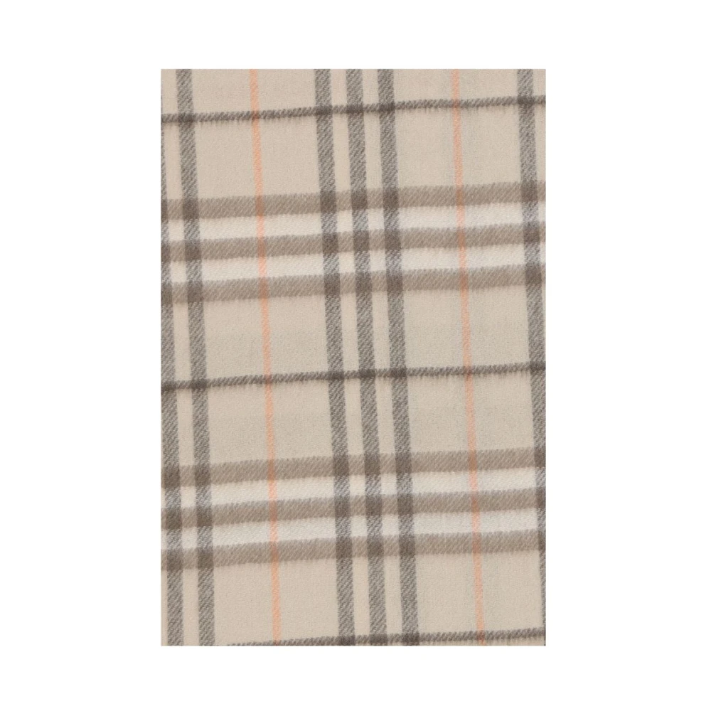 Burberry Check Cashmere Sjaal Multicolor Heren