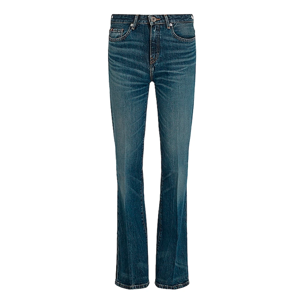 Tommy Hilfiger Hoge Taille Bootcut Jeans Blue Dames