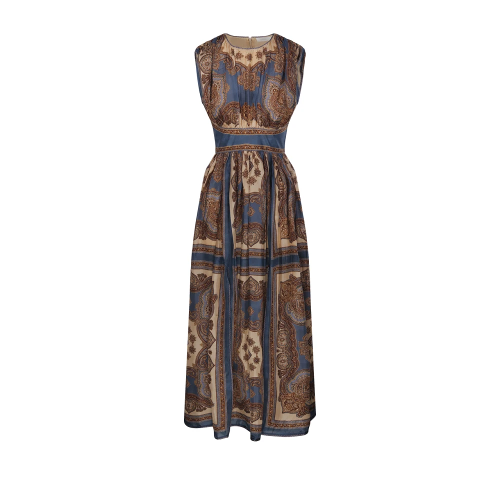 Zimmermann Mahon Waisted Maxi Dress - Female - Maxi Dresses - Multicolor - S - Dresses