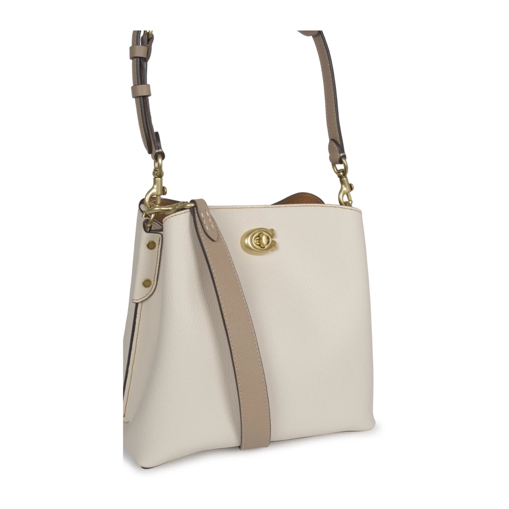 Coach Willow Bucket Tas Wit Beige Dames