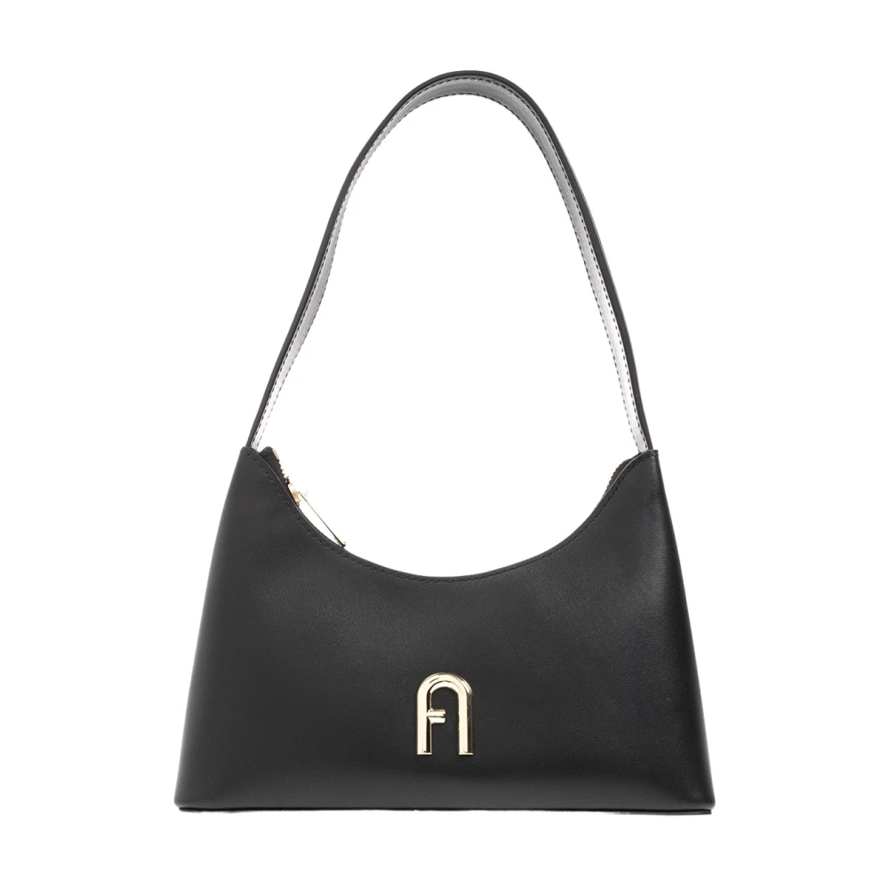 Furla Mujer Negro - Mini Bolso Hobo De Hombro Diamante - Bags - One Size - Mini Bolso Hobo De Hombro Diamante