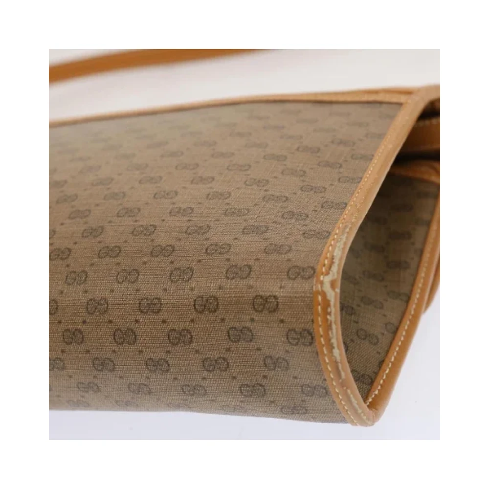 Gucci Vintage Pre-owned Canvas gucci-bags Beige Dames