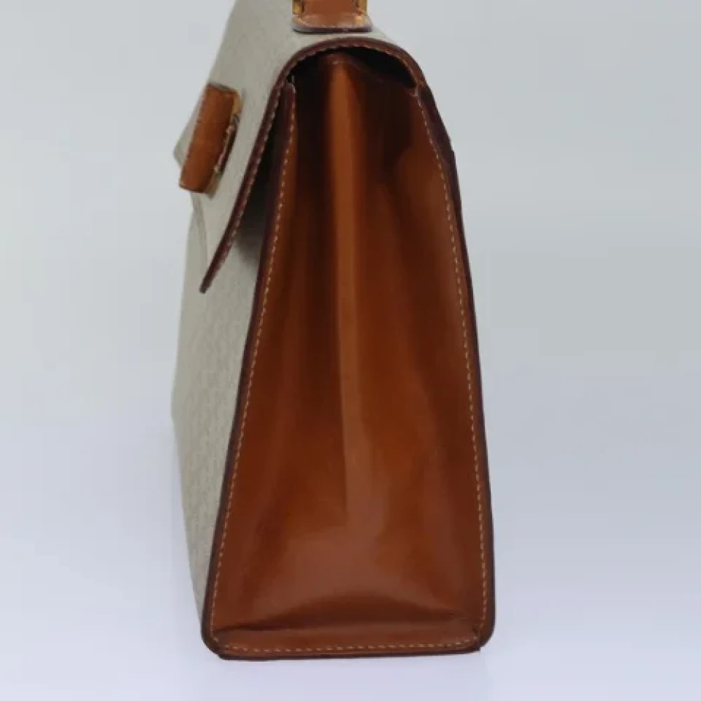 Celine Vintage Pre-owned Canvas celine-bags Beige Dames