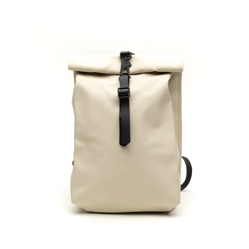 Rains Rolltop Rugzak Mini Beige Dames