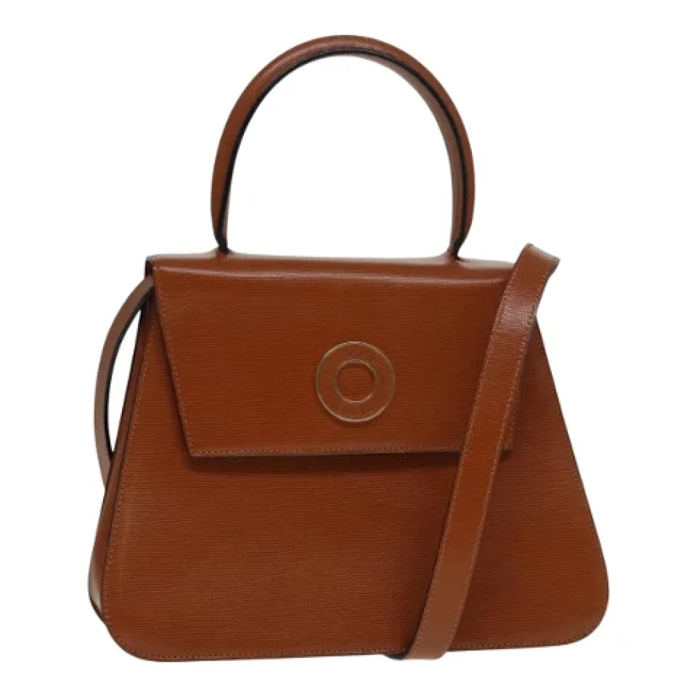 Celine Vintage Pre-owned Leather handbags Brown Dames